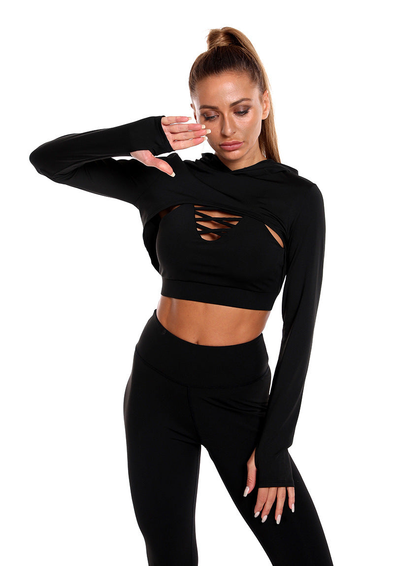 Ensemble de Sport Femme - Legging Taille Haute et Crop Top avec Soutien-Gorge Intégré | Confort et Style